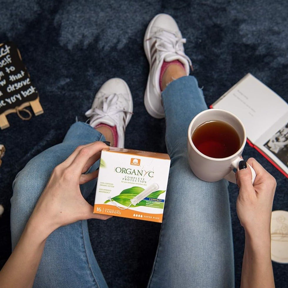 Compact Tampons with Applicator Cotton Super Plus 16 per pack - Organyc - Tampons - Eco Natural Products