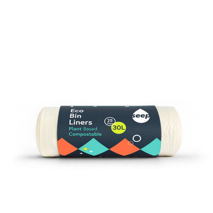 Compostable Bin Liners 30L 25 bags - Seep - Bags - Eco Natural Products