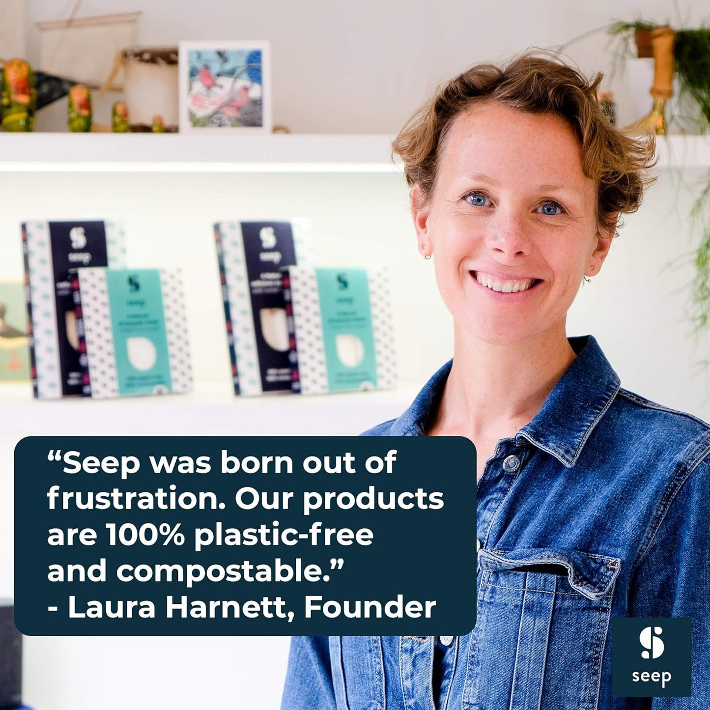 Compostable Bin Liners 50L 25 Bags - Seep - Bags - Eco Natural Products