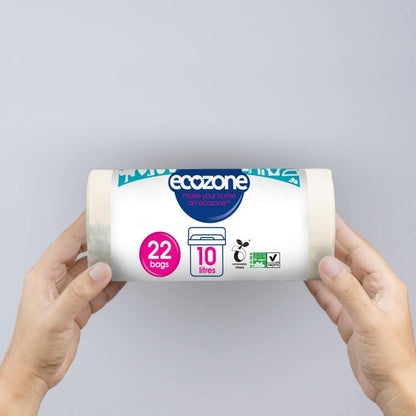 Compostable Caddy Liner 10L - Ecozone - Eco Natural Products