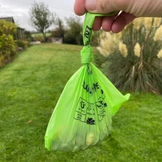 Compostable Dog Waste Bags 60 Bags - Eco Green Living - Pet Waste Bags - Eco Green Living