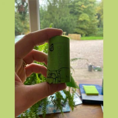 Compostable Dog Waste Bags 60 Bags - Eco Green Living - Pet Waste Bags - Eco Green Living