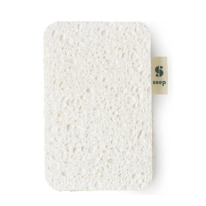 Compostable Sponge with Loofah Scourer Pack of 4 80g - Seep - Loofah Sponge - Eco Natural Products