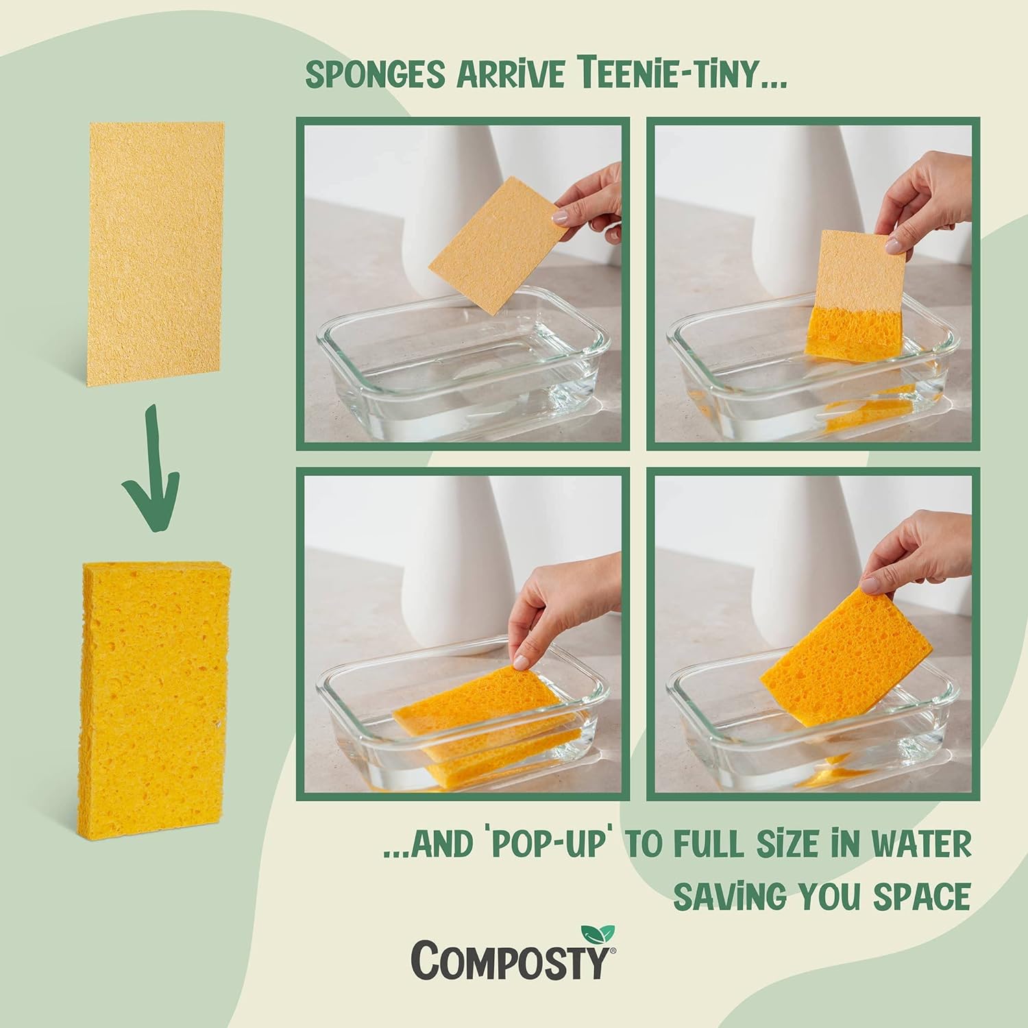 Composty® Eco Sponges - Eco Natural Products - Composty - Sponge