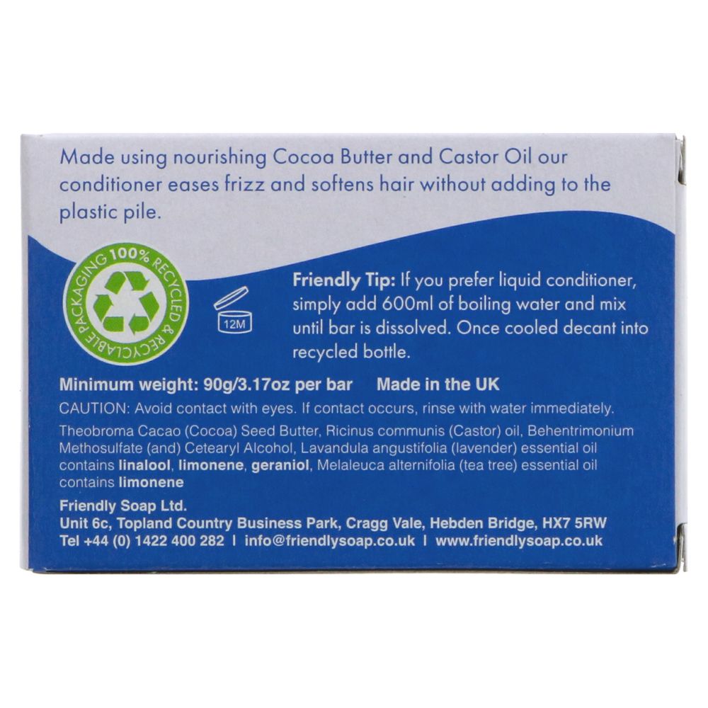 Conditioner Bar Lavender & Tea Tree 90g - Friendly Soap - Conditioners - Eco Natural Products