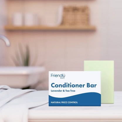 Conditioner Bar Lavender & Tea Tree 90g - Friendly Soap - Conditioners - Eco Natural Products
