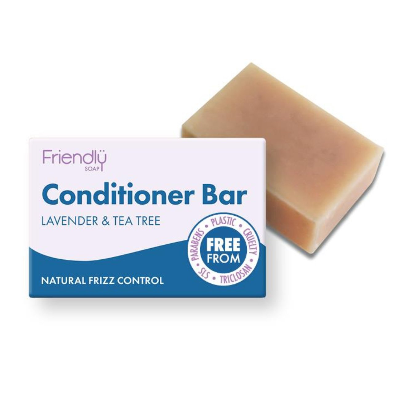 Conditioner Bar Lavender & Tea Tree 90g - Friendly Soap - Conditioners - Eco Natural Products