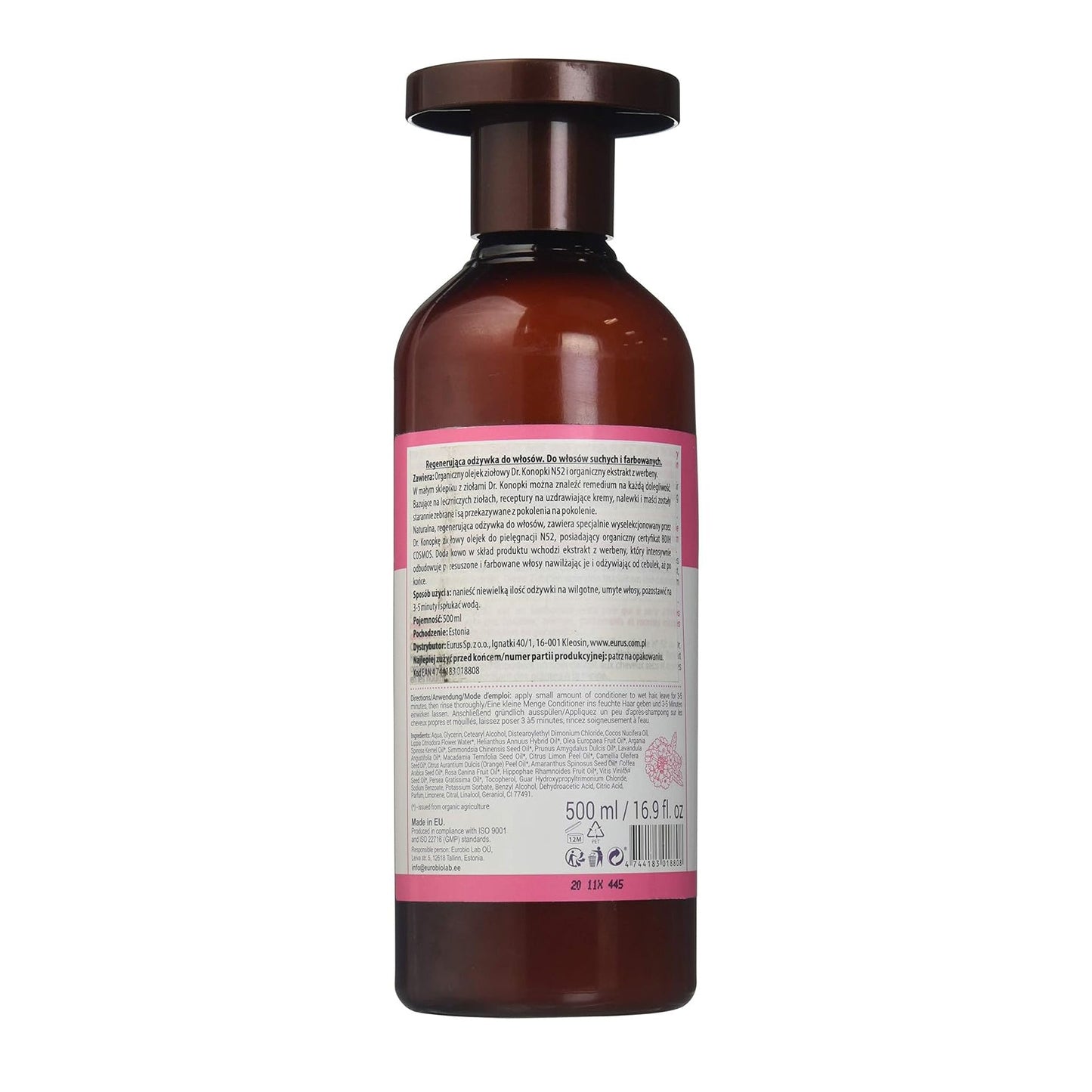 Conditioner Regenerating 500ml - Dr. Konopka - Conditioners - Eco Natural Products