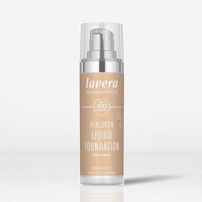 Cool Ivory 02 Hyaluron Liquid Foundation Spf15 30ml - Lavera - Liquid foundation - Eco Natural Products