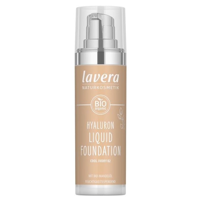 Cool Ivory 02 Hyaluron Liquid Foundation Spf15 30ml - Lavera - Liquid foundation - Eco Natural Products
