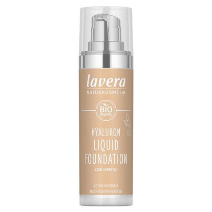 Cool Ivory 02 Hyaluron Liquid Foundation Spf15 30ml - Lavera - Liquid foundation - Eco Natural Products