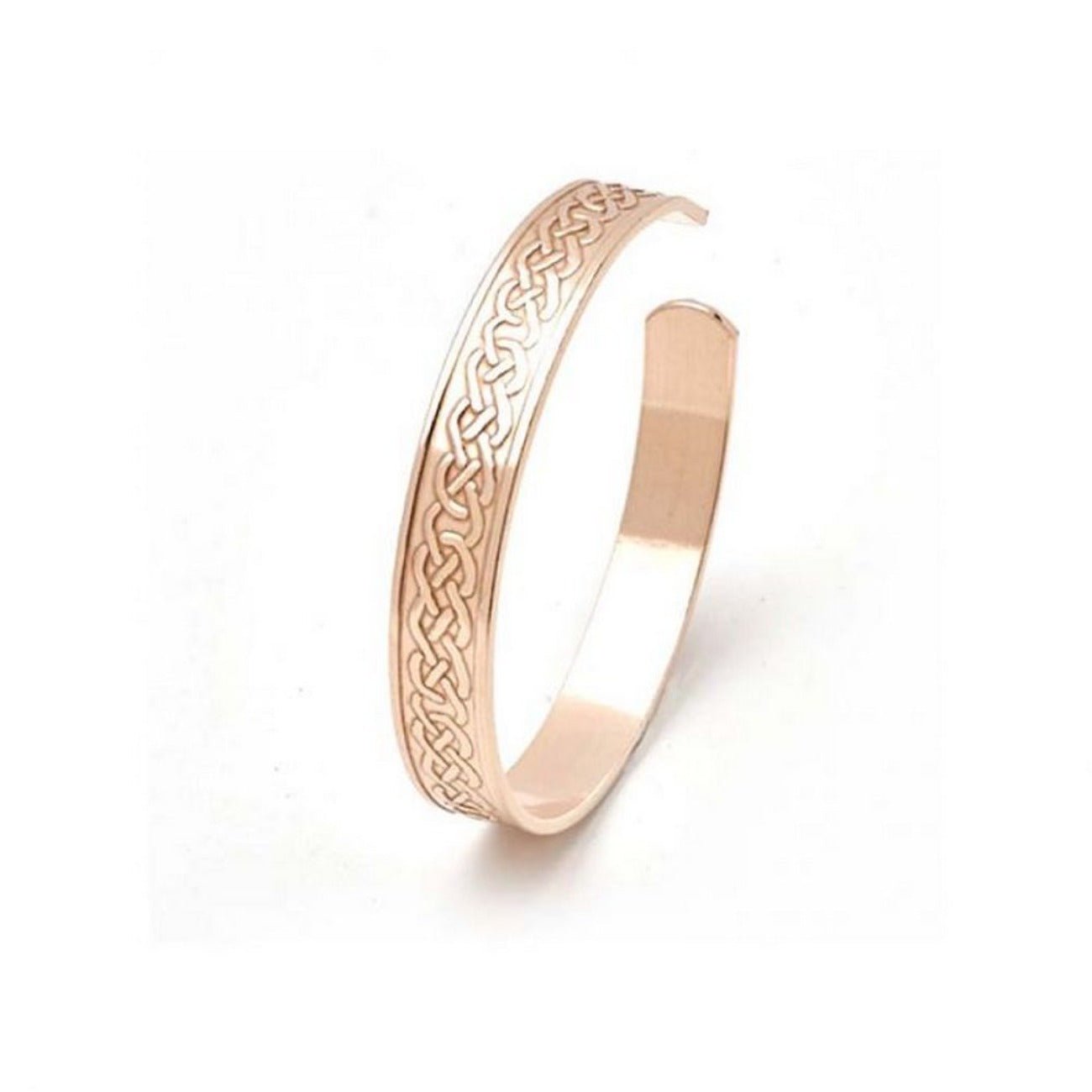 Copper Bangle 3/8" Celtic Weave Large - Power Health - Natural remedies - Eco Natural Products