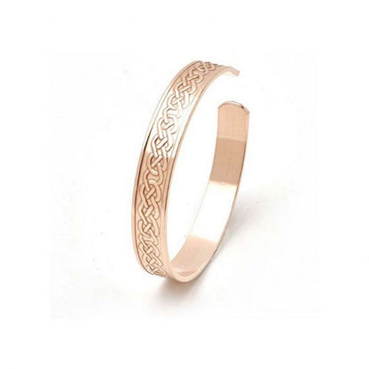 Copper Bangle 3/8" Celtic Weave Large - Power Health - Natural remedies - Eco Natural Products