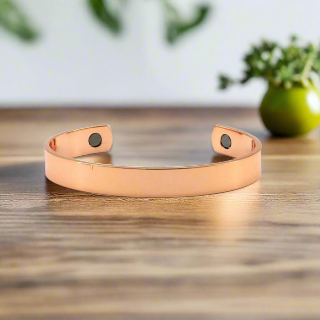 Copper Bangle Heavy Gauge with Magnets 6" [BLACK FRIDAY] - Eco Natural Products - Power Health - Natural remedies