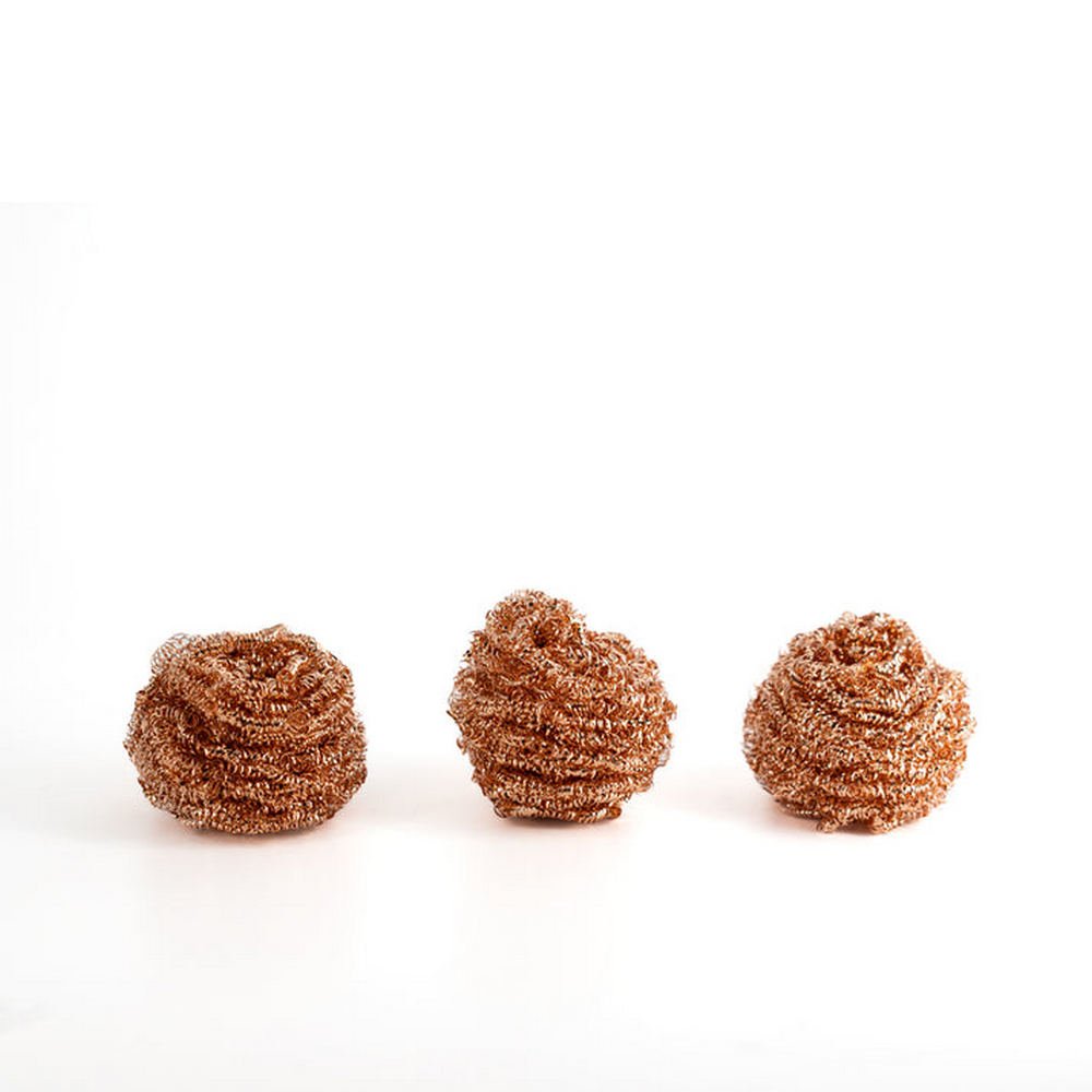 Copper Scourers Recyclable Pack of 3 60g - Seep - Scourers - Eco Natural Products