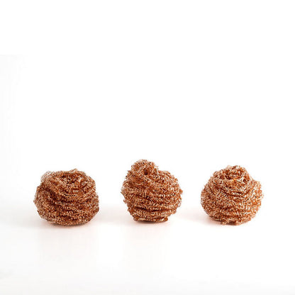 Copper Scourers Recyclable Pack of 3 60g - Seep - Scourers - Eco Natural Products