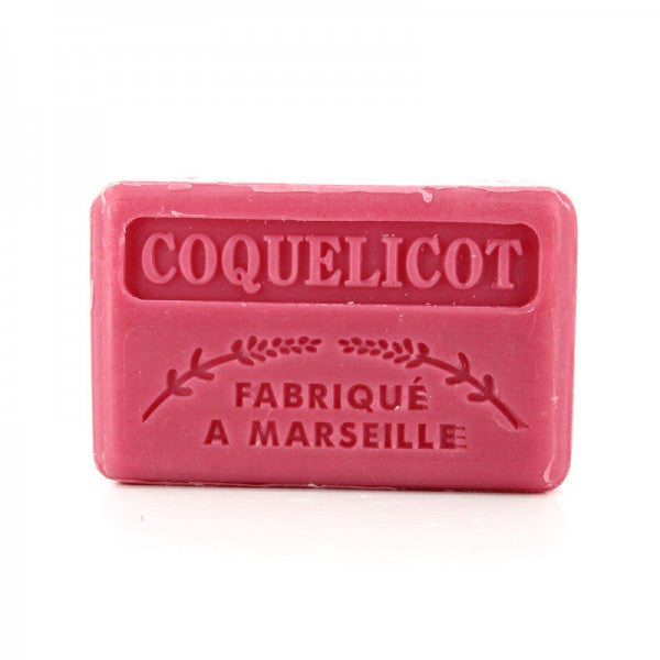 French Marseille Soap Coquelicot (Poppy) 125g