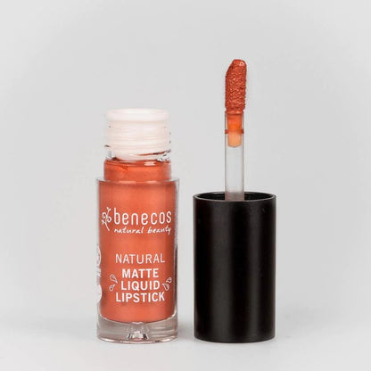 Coral Kiss Matte Liquid Lipstick 5ml - Benecos - Lipsticks - Eco Natural Products