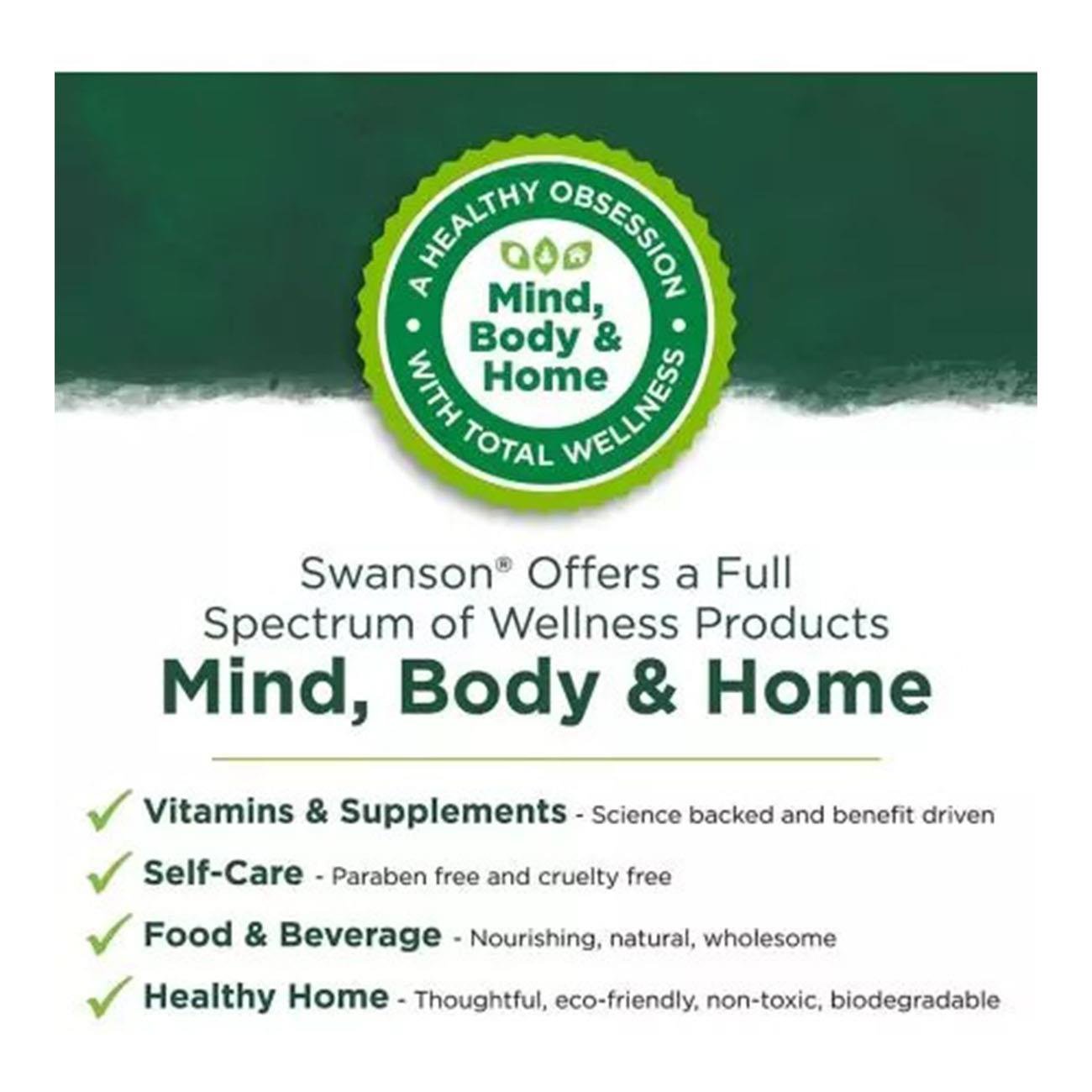 Cordyceps Complex Reishi and Shiitake Mushrooms 60 vcaps - Swanson - Herbal supplement - Eco Natural Products