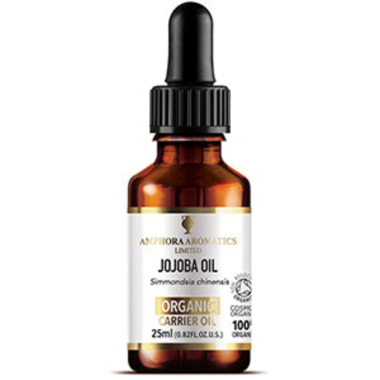 Cosmo Organic Jojoba Oil 25ml - Eco Natural Products - Amphora Aromatics - Carrier Oils