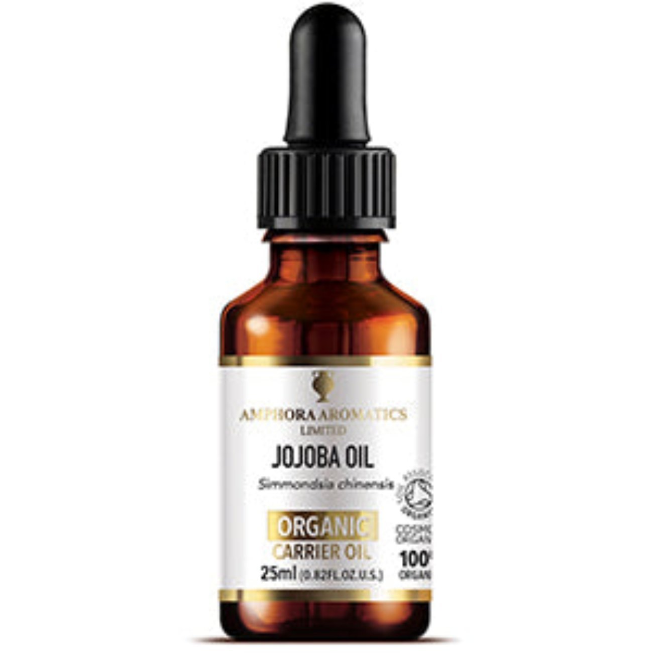 Cosmo Organic Jojoba Oil 25ml - Amphora Aromatics - Carrier Oils - Eco Natural Products