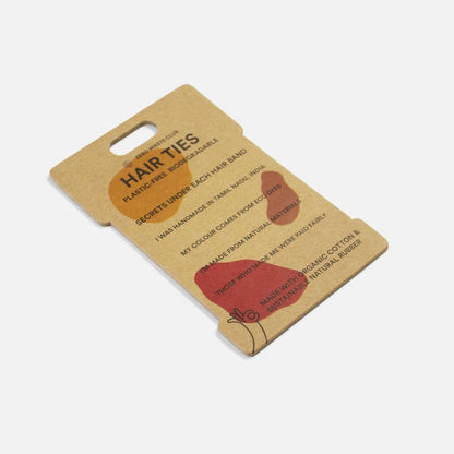 Cotton Hair Ties - Zero Waste Club - Hair Styling Products - Eco Natural Products