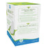 Cotton Sanitary Pads Moderate Flow Box of 10 - Eco Natural Products - Organyc - Feminine Sanitary Supplies