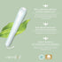 Cotton Tampons with Applicator - Super - 14 per pack - Eco Natural Products - Organyc - Feminine Sanitary Supplies