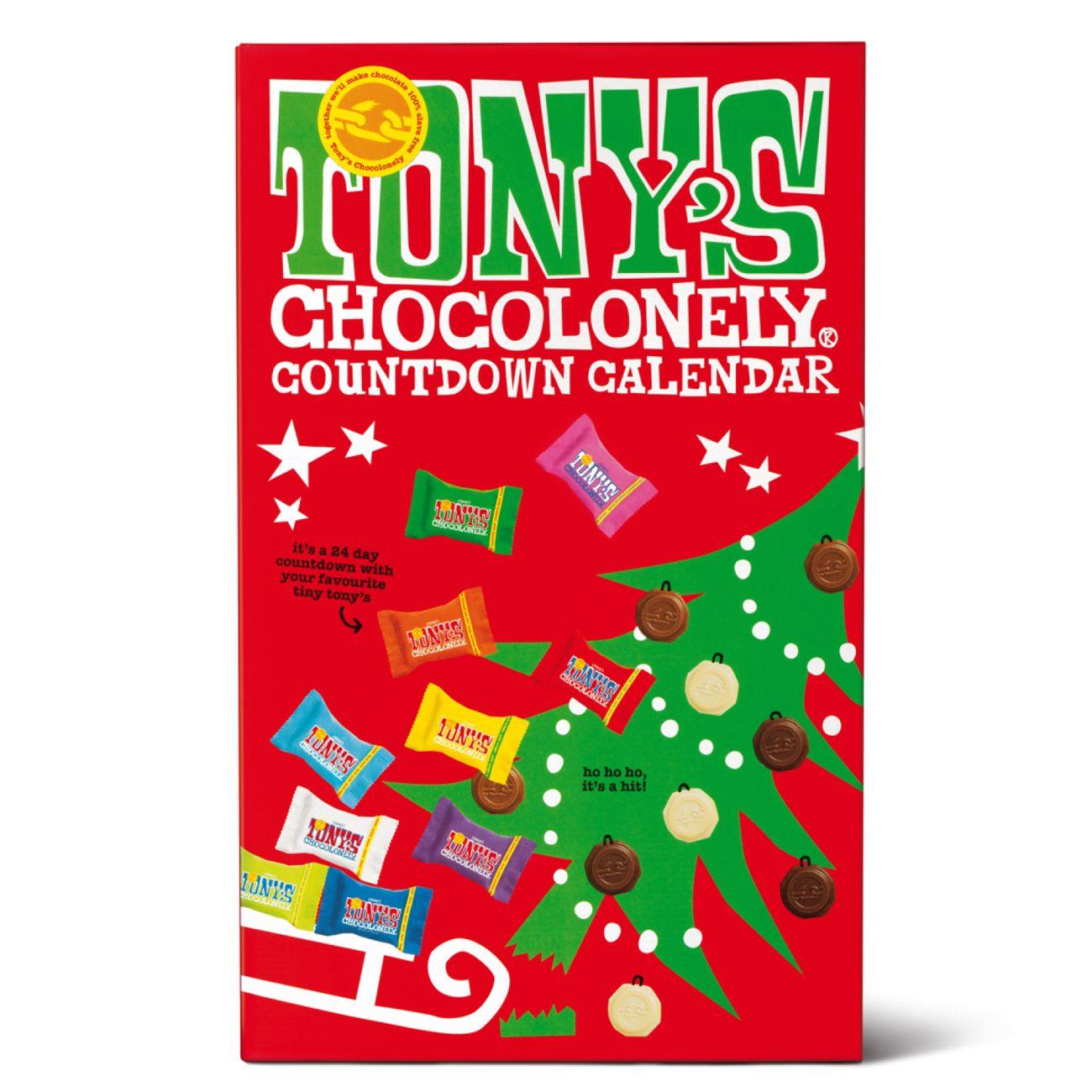 Countdown Calendar 225g - Eco Natural Products - Tony's Chocolonely - chocolate