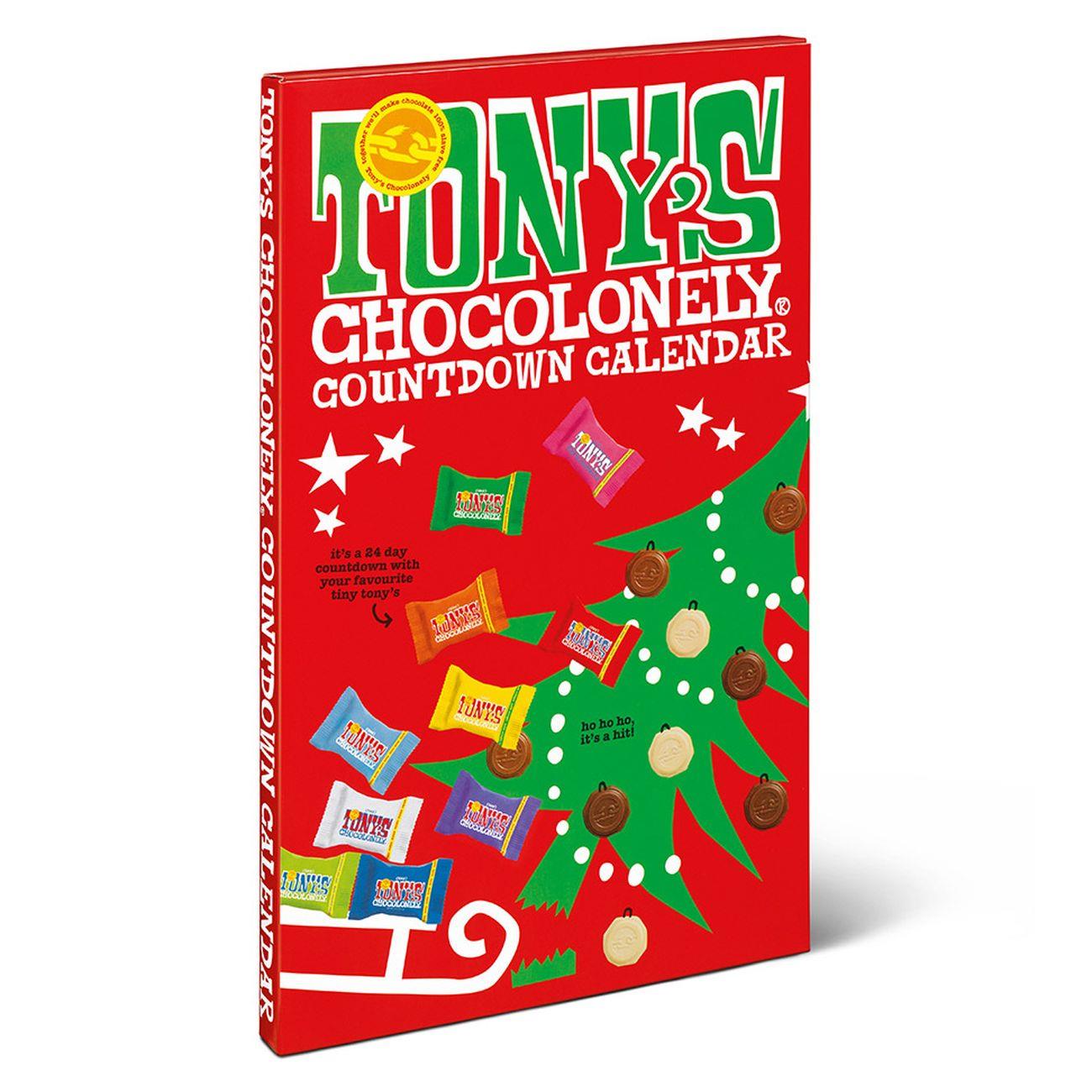 Countdown Calendar 225g - Eco Natural Products - Tony's Chocolonely - chocolate