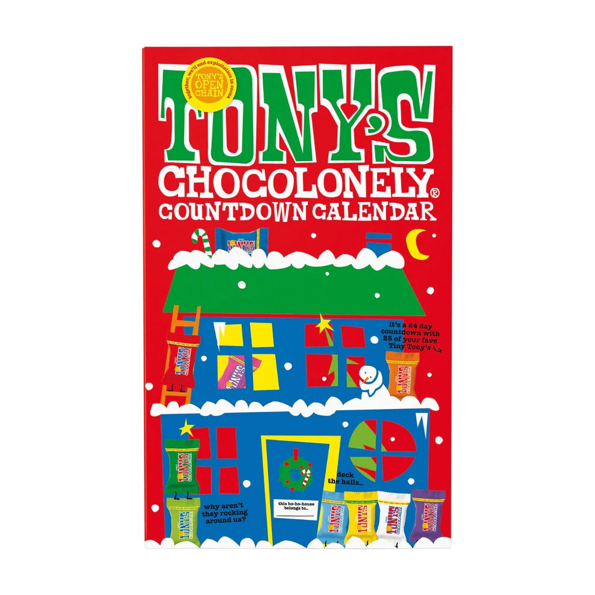 Countdown Calendar 225g - Tony's Chocolonely - Advent Calendar - Tony's Chocolonely