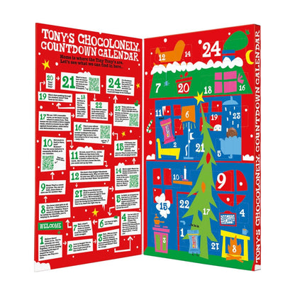 Countdown Calendar 225g - Tony's Chocolonely - Advent Calendar - Tony's Chocolonely