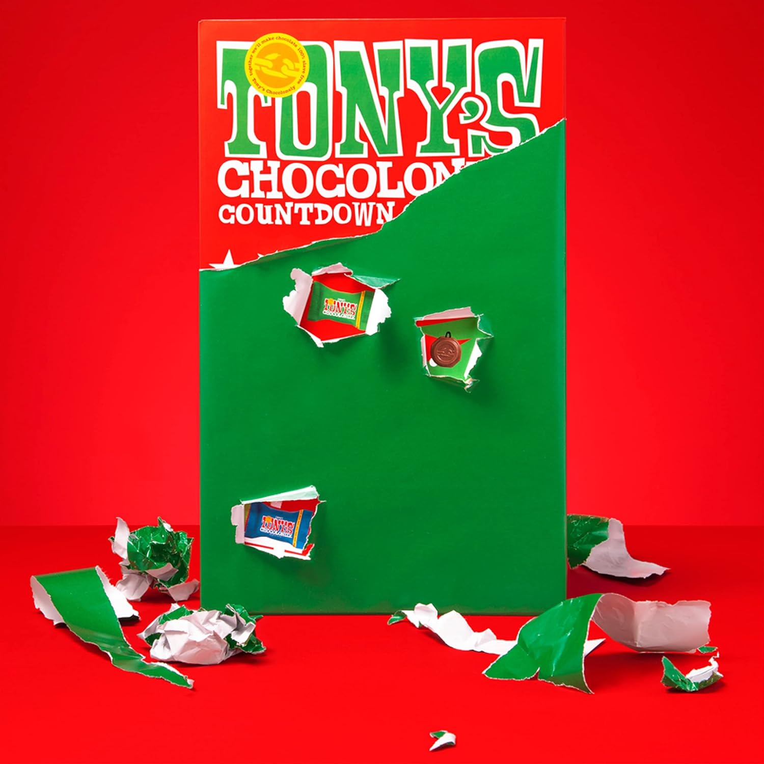 Countdown Calendar 225g - Eco Natural Products - Tony's Chocolonely - chocolate