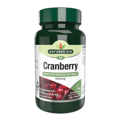 Cranberry 5000mg 30 Tablets - Natures Aid - Vitamins & Supplements - Eco Natural Products