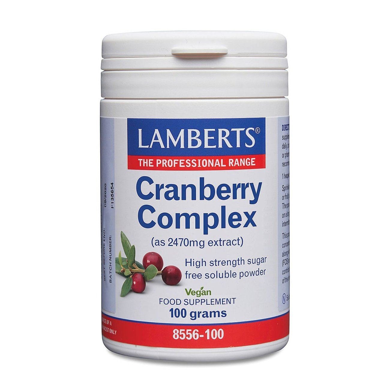 Cranberry Complex Powder - 100g BBE 31.01.2026 - Lamberts - Lamberts