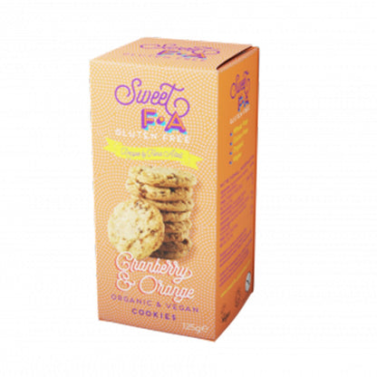 Cranberry & Orange Cookies 125g - Sweet FA - Cookies - Eco Natural Products
