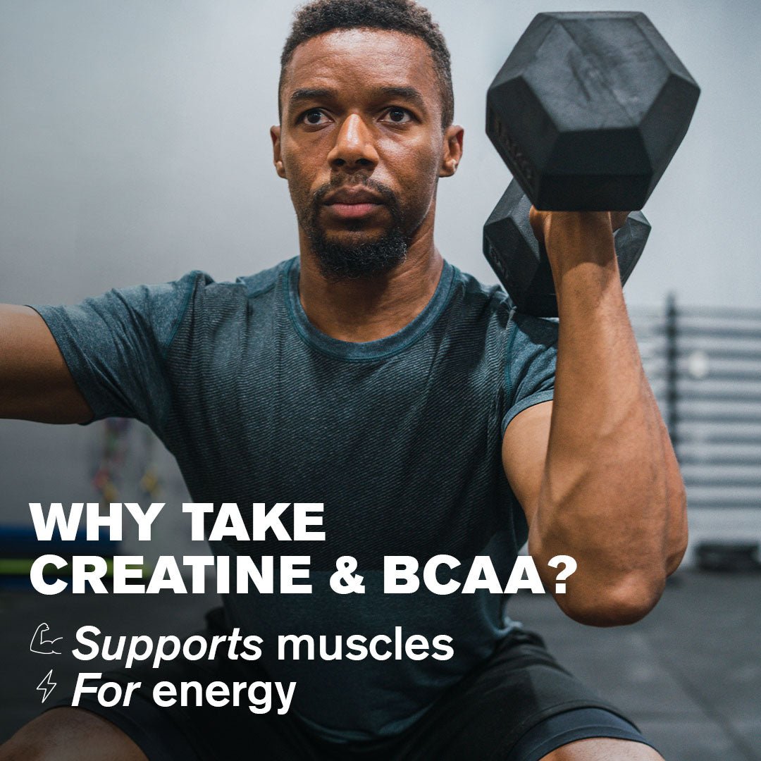 Creatine (5g) & BCAA (3g) Unflavoured Powder 240g - Dr Vegan - Food Supplements - Dr Vegan