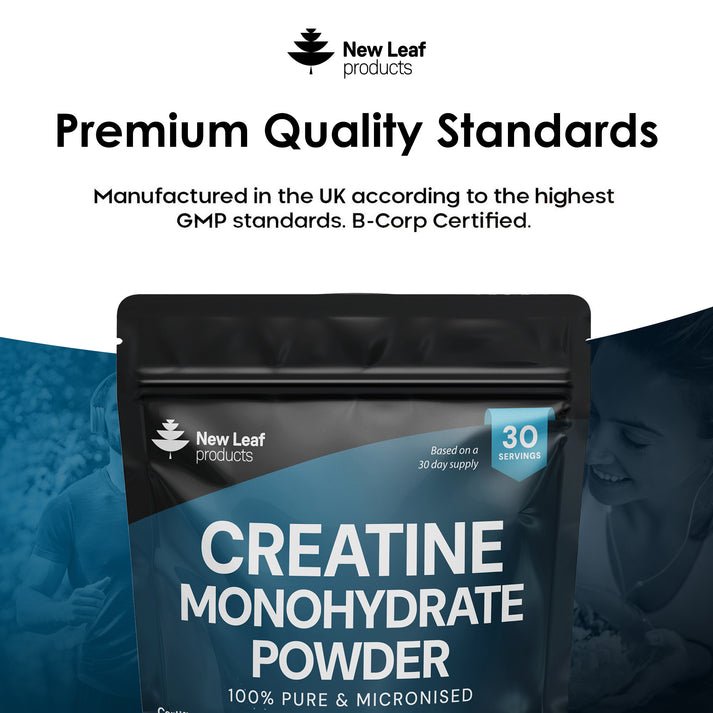 Creatine Monohydrate Powder 100% Micronized 150g - New Leaf Products - Food supplement - New Leaf Products