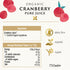 Organic Pure Cranberry Juice 750ml