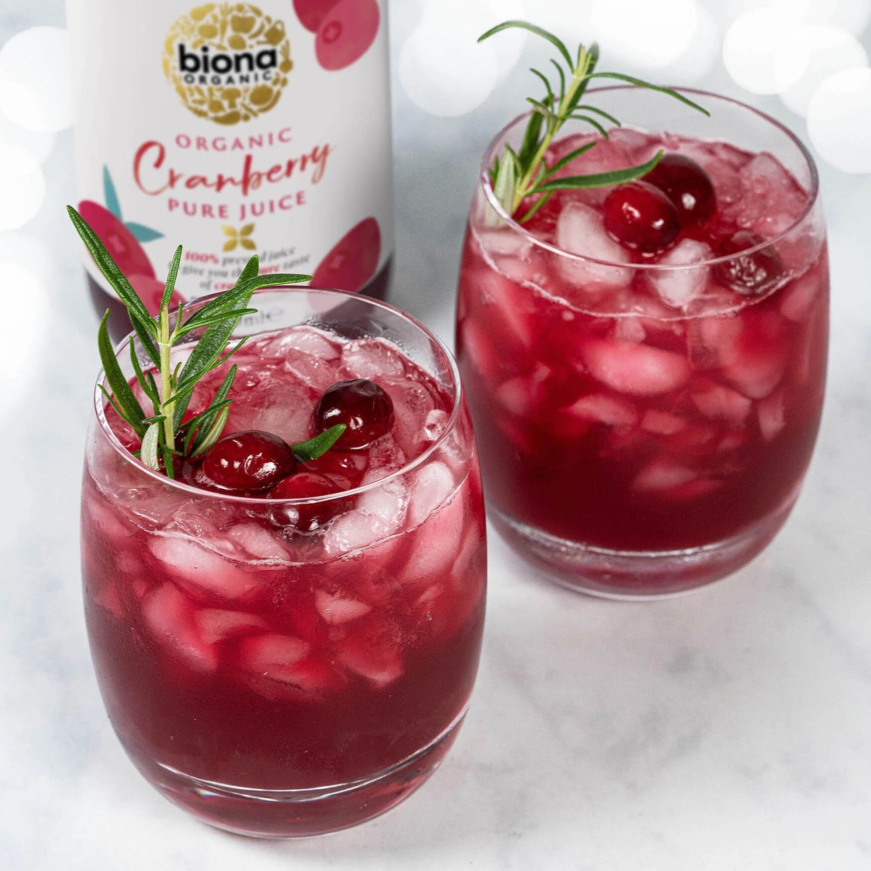 Organic Pure Cranberry Juice 750ml