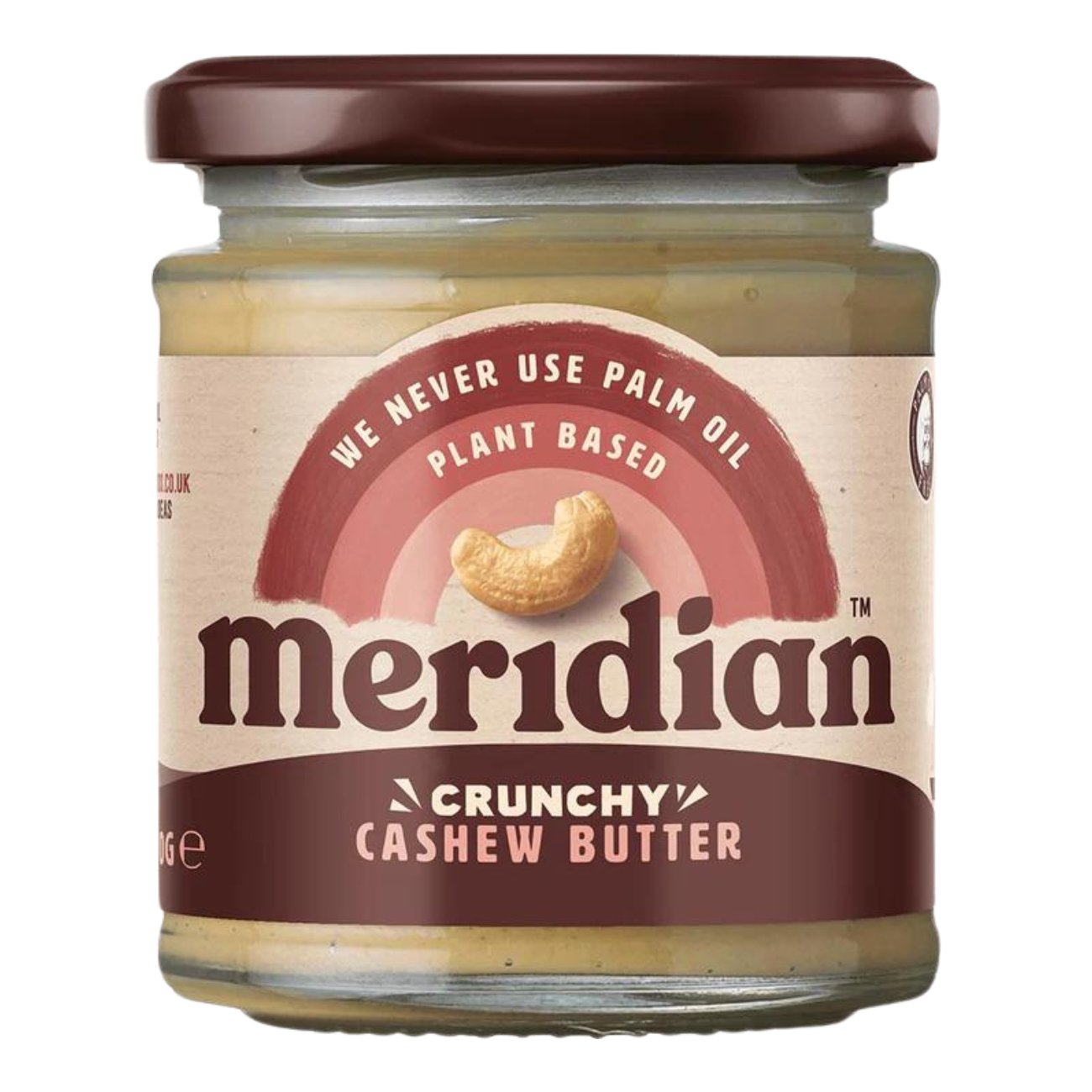 Crunchy Cashew Butter 170g - Meridian - Spread - Eco Natural Products