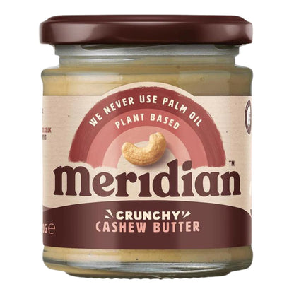 Crunchy Cashew Butter 170g - Meridian - Spread - Eco Natural Products
