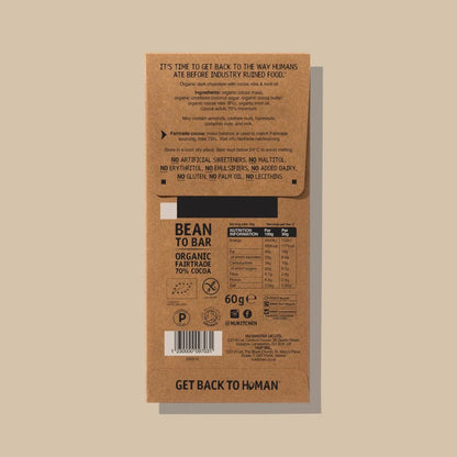 Crunchy Mint Dark Chocolate Bar 60g - Hu - Chocolate Bar - Hu