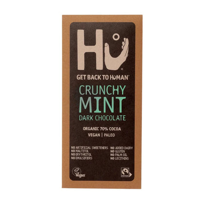 Crunchy Mint Dark Chocolate Bar 60g - Hu - Chocolate Bar - Hu