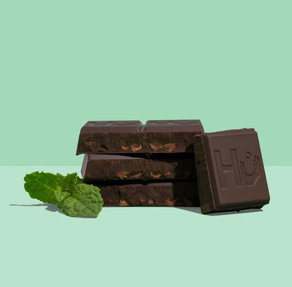 Crunchy Mint Dark Chocolate Bar 60g - Hu - Chocolate Bar - Hu
