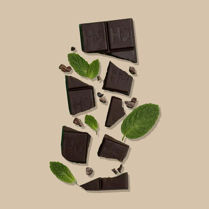 Crunchy Mint Dark Chocolate Bar 60g - Hu - Chocolate Bar - Hu