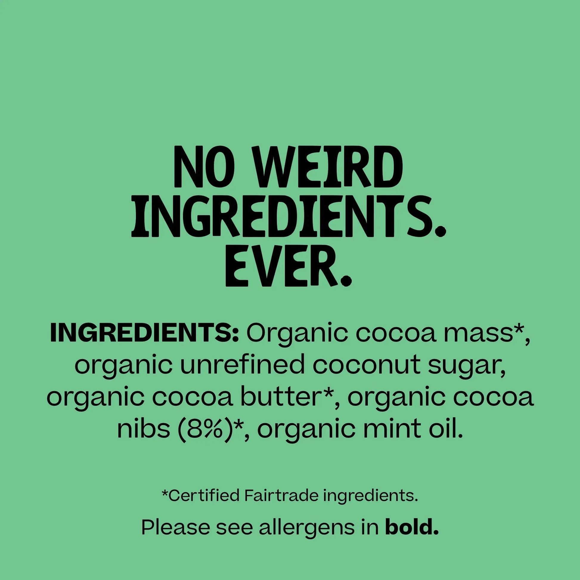 Crunchy Mint Dark Chocolate Bar 60g - Hu - Chocolate Bar - Hu