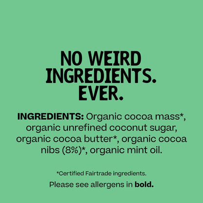 Crunchy Mint Dark Chocolate Bar 60g - Hu - Chocolate Bar - Hu