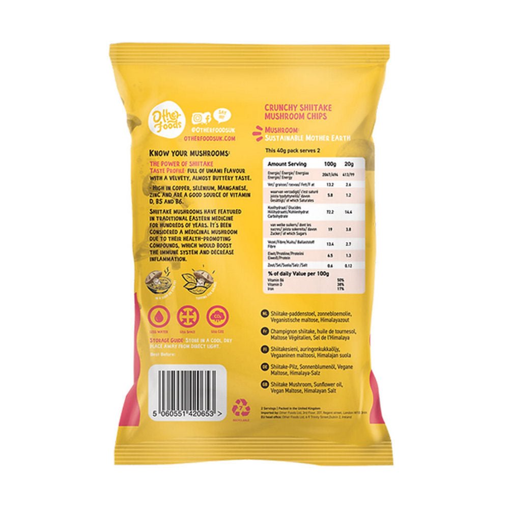 Crunchy Shiitake Mushrooms 40g - Other Foods - Snack - Eco Natural Products
