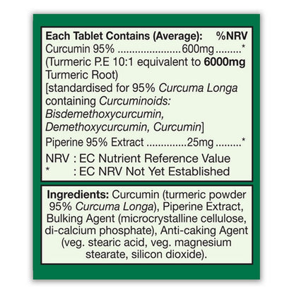 Curcumin 3 30 Tablets - HealthAid - Food Supplement - Eco Natural Products
